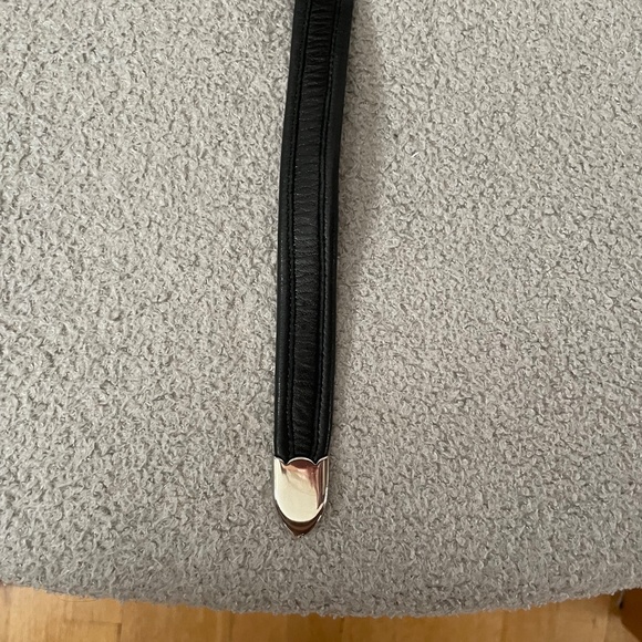 Vintage Genuine Cowhide and Leather Black Belt - Picture 8 of 8